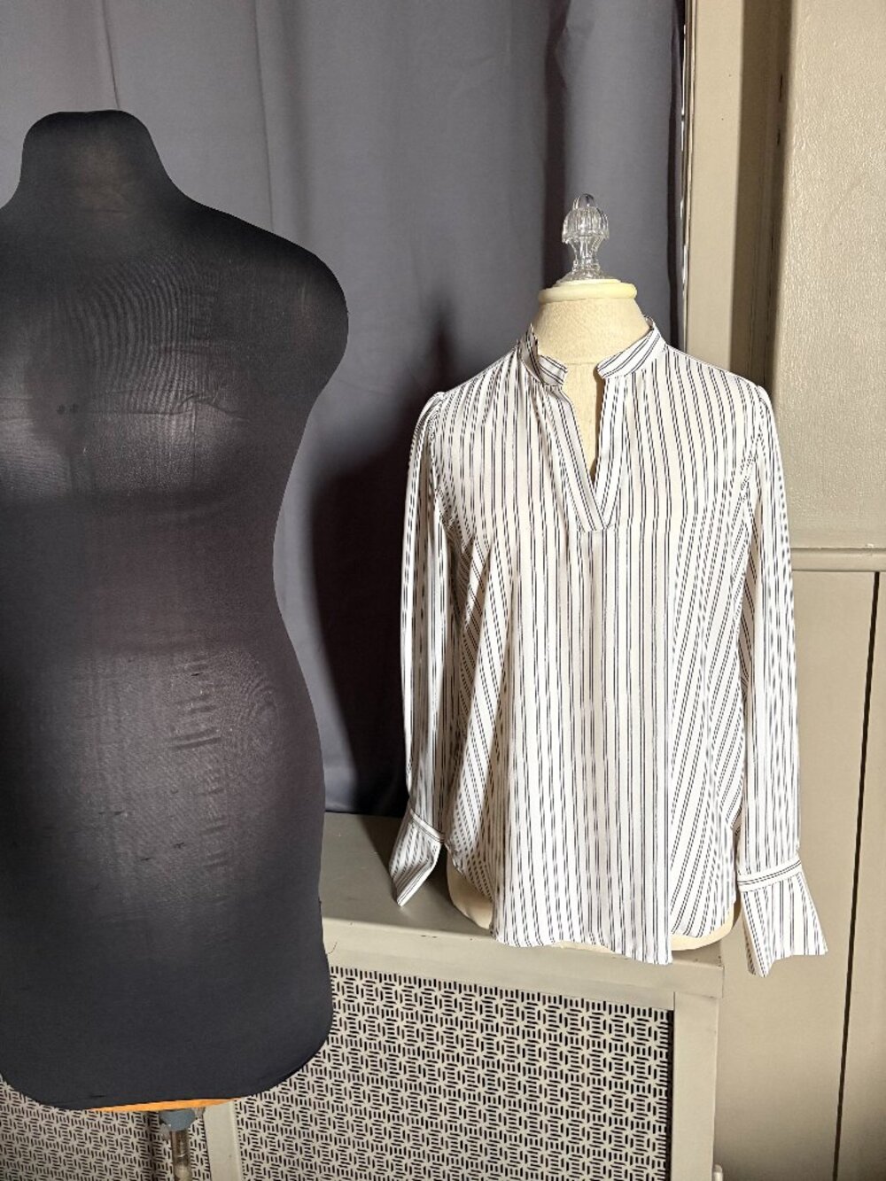 LOFT Notch Collar Blouse